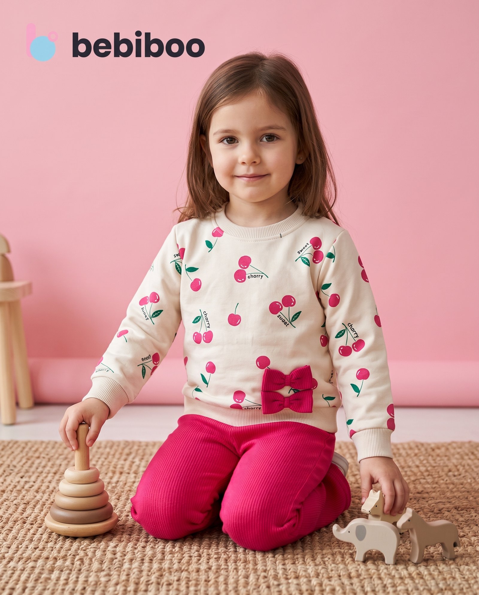 Set Bluze & Pantallona - Qershi