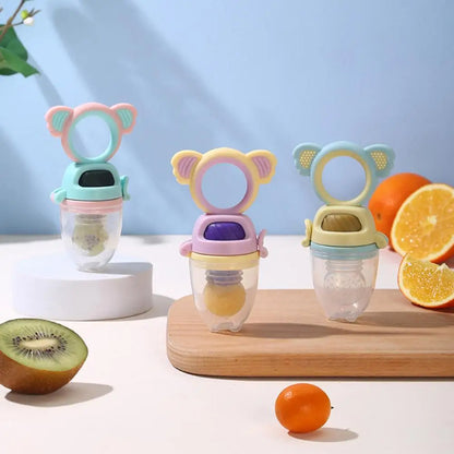 Food Nibbler Portable Baby Bite Pacifier Leakage Evenly Useful Fruit Feeding Food Pacifier Baby Products