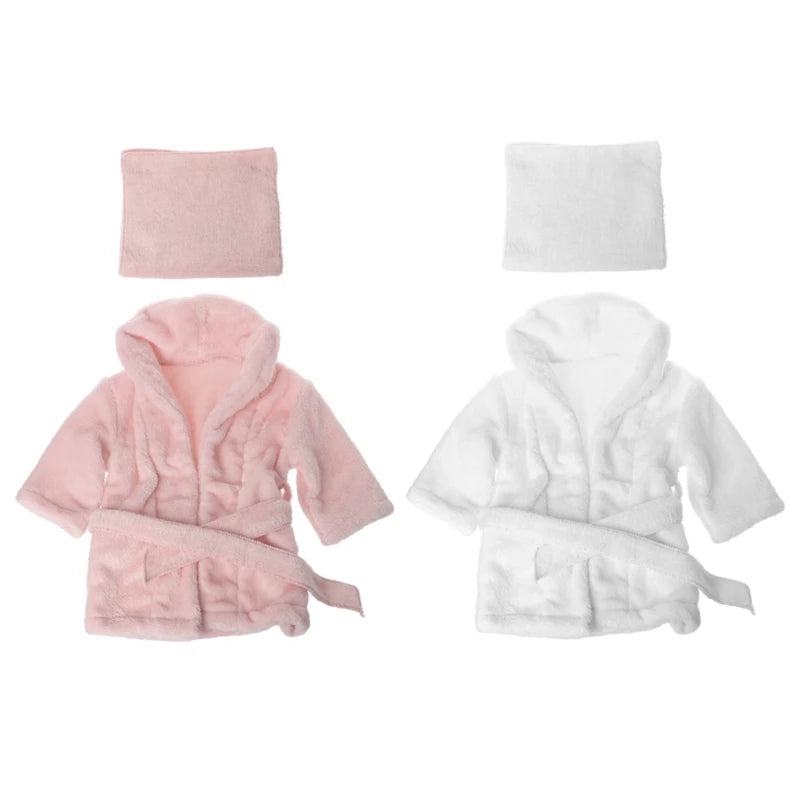 Newborn Bathrobes Wrap Newborn Photography Props Baby Photo Photography Outfits Photography Clothing For Baby