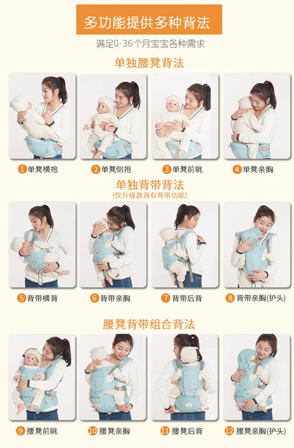 Baby Carries Cotton Wrap Sling Carrier Newborn Safety Ring Kerchief Baby Carrier Comfortable Infant Kangaroo Bag