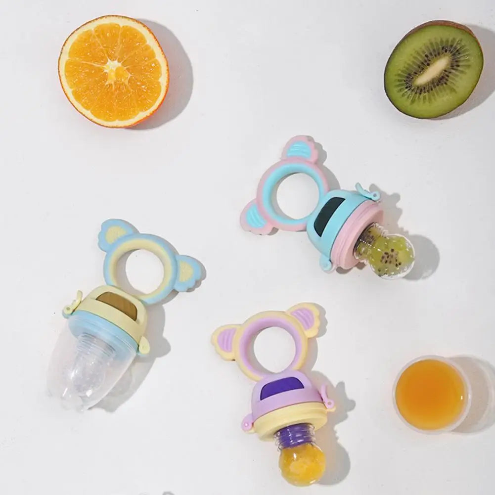 Food Nibbler Portable Baby Bite Pacifier Leakage Evenly Useful Fruit Feeding Food Pacifier Baby Products